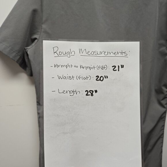 FIGS Fionlite Scrub Set Dark Sage sz Small Joggers Top Pockets, Mesh lined Gray - Picture 6 of 13